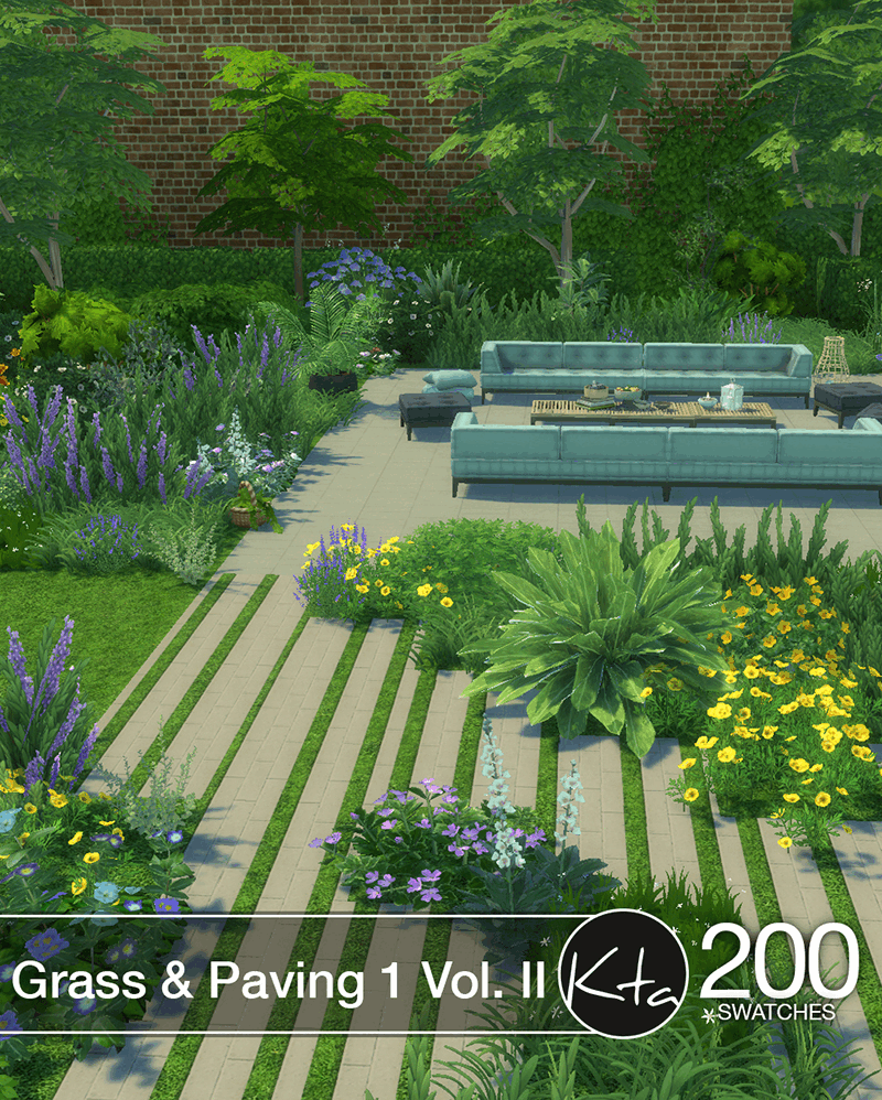 Галерея мода Уличная плитка Grass & Paving 1 Vol.II #1